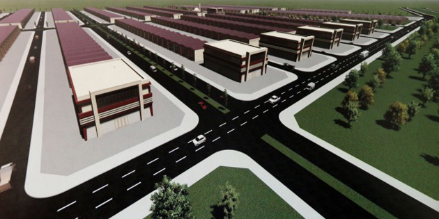 Aksaray Yeni Küçük Sanayi Sitesi kuruluyor