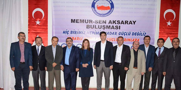 Ak Parti heyeti memurlarla buluştu