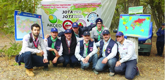 AKÇED İzcileri Dünya İzcileriyle iletişim kurdu
