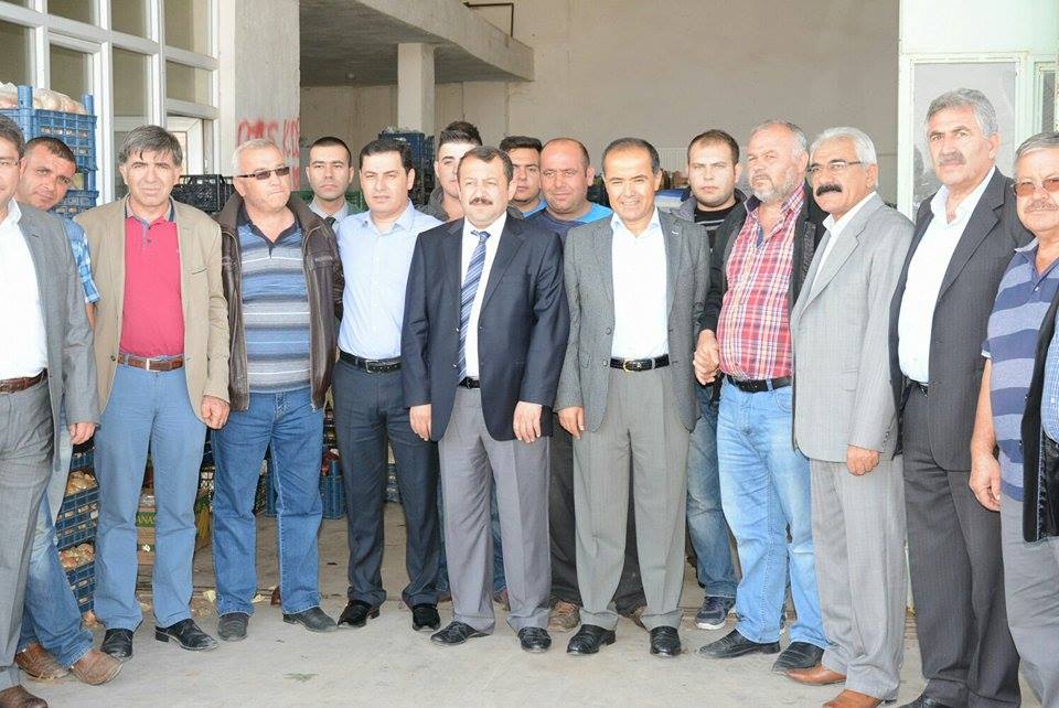 Ak Parti heyeti, Halde esnafla buluştu
