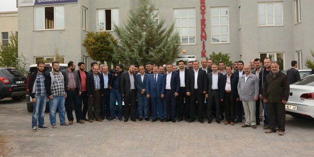 Ak Parti heyeti OSB’de iş adamları ile buluştu