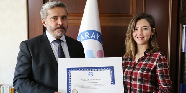 Unvanda yükselen akademisyenlere belgeleri verildi