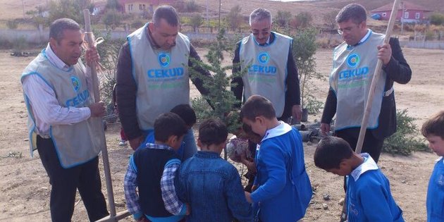 AKÇED ağaçlandırma çalışmaları son hız devam ediyor