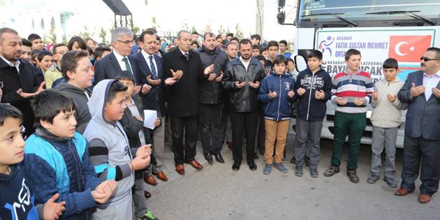 Bayırbucak Türkmenlerine Aksaray’dan destek