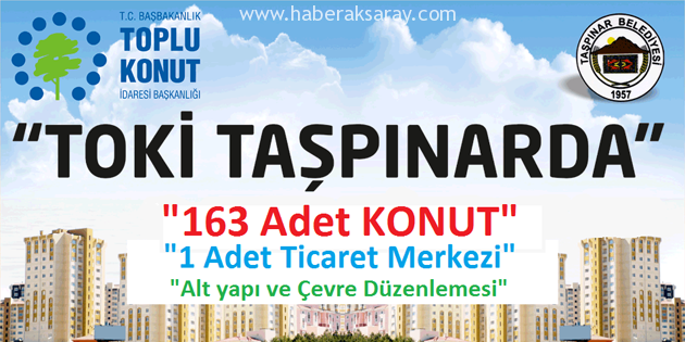 Taşpınar TOKİ kuraları 8 Aralık’da çekiliyor