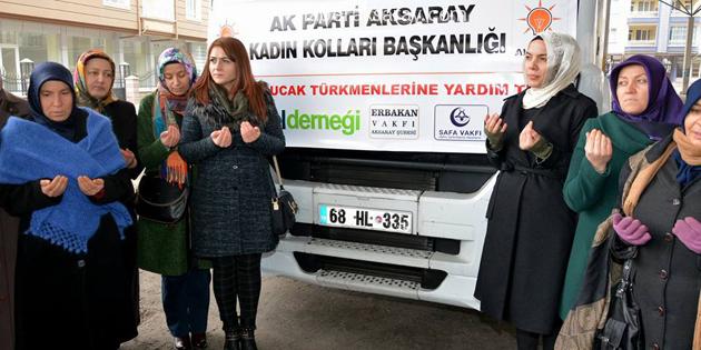 Ak Kadınlardan Bayırbucak’a yardım tırı