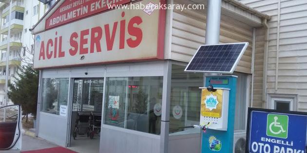 BELŞARJ ünitesi acil servis girişine de kuruldu