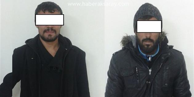 Buzdolabı hırsızları yakalandı