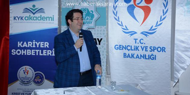 Başkan Yazgı üniversite öğrencileriyle kariyer sohbetinde buluştu