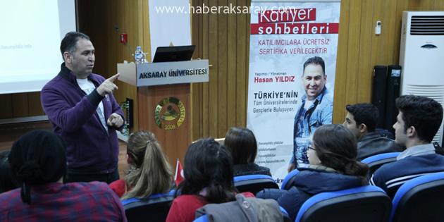 Yapımcı-yönetmen Hasan Yıldız ASÜ’lülerle buluştu