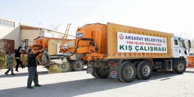 Aksaray Belediyesi kışa hazır