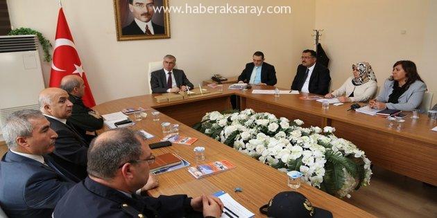 Kışa hazırlık, karla mücadele toplantısı yapıldı