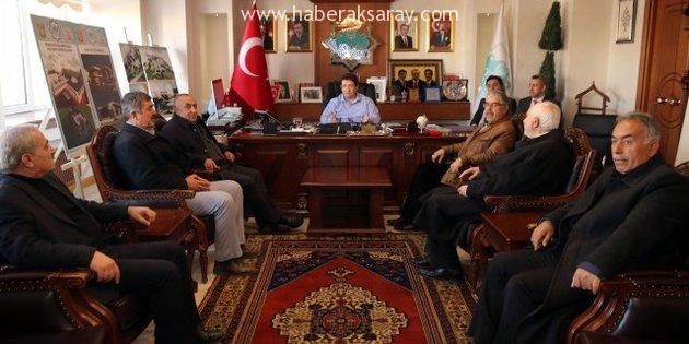 Muhtarlar, Başkan Yazgı’yı ziyaret etti