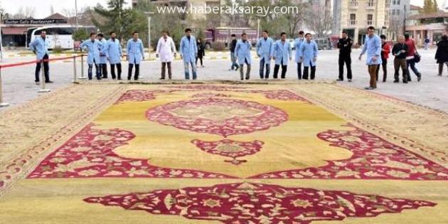 Sultan 2. Abdülhamid’in halıları Sultanhanı’nda restore edildi
