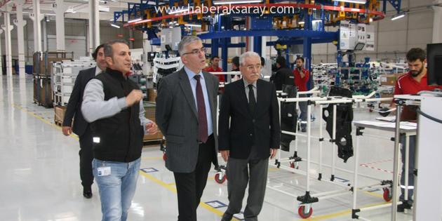 Vali Ataklı OSB’deki fabrikaları ziyaret etti
