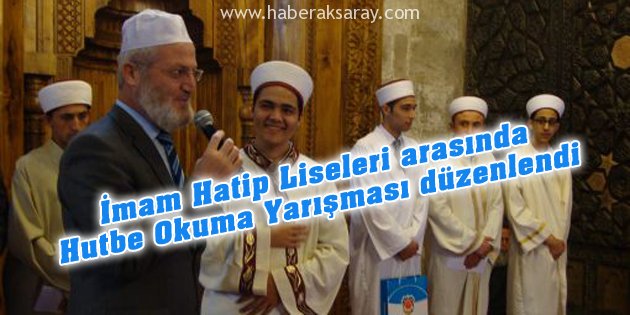 İmam Hatip Liseleri arasında Hutbe Okuma Yarışması