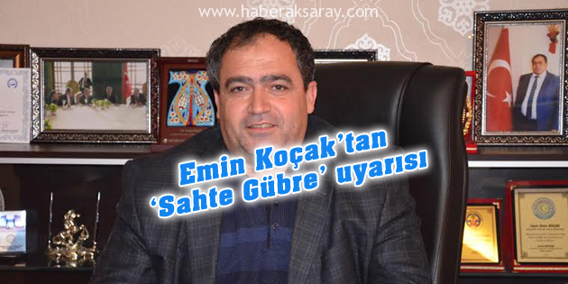 Çiftçilere sahte gübre uyarısı