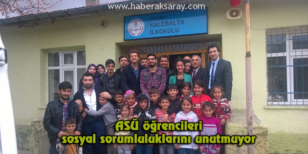 ASÜ öğrencileri sosyal sorumluluklarını unutmuyor
