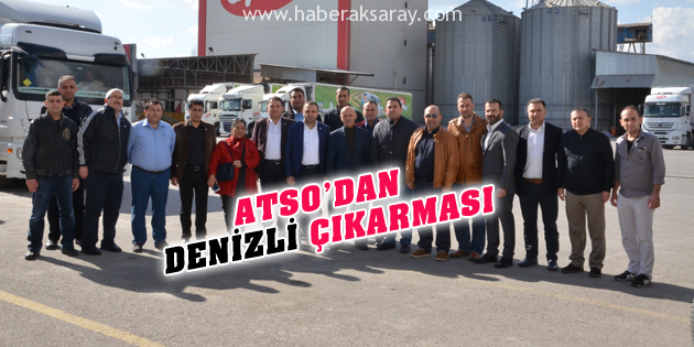 ATSO heyeti Denizli’de oda ve fabrikaları ziyaret etti
