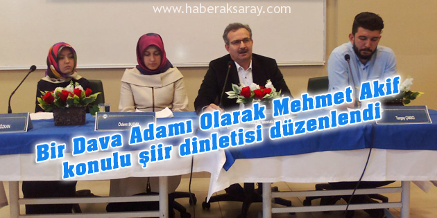 Mehmet Akif misali değerlere ihtiyacımız var
