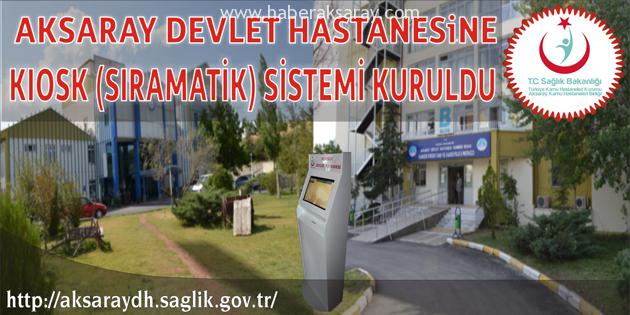 Aksaray Devlet Hastanesi’nde poliklinik sırası almak kolaylaşıyor