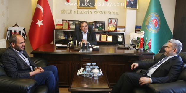 Rektör Şahin’den Ziraat Odası ve KOSGEB’e işbirliği ziyareti