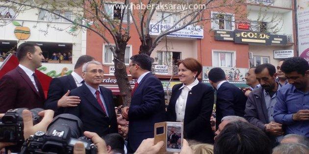 Meral Akşener Aksaray’da büyük coşku ile karşılandı