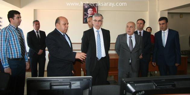 Vali Şeref Ataklı Emniyet Müdürlüğünü ziyaret etti