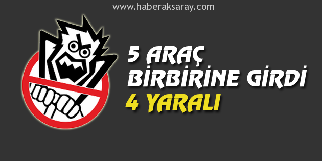 Zincirleme trafik kazası: 4 yaralı