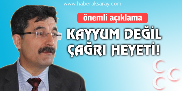 MHP’ye atanan heyetin başkanı Ayhan Erel’den açıklama