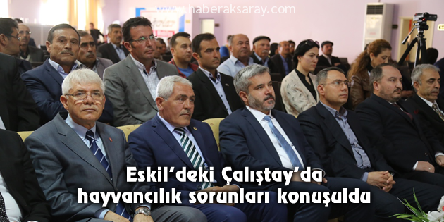 Eskil’deki Çalıştay’da hayvancılık sorunları konuşuldu
