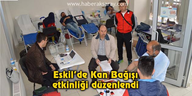 Eskil’de Kan Bağışı etkinliği düzenlendi