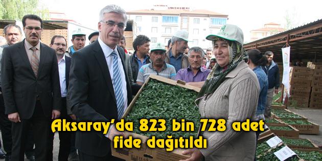 Aksaray’da 823 bin 728 adet fide dağıtıldı
