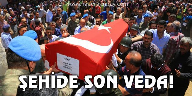 Şehit Uzman Çavuş Kazım Ay, son yolculuğuna uğurlandı