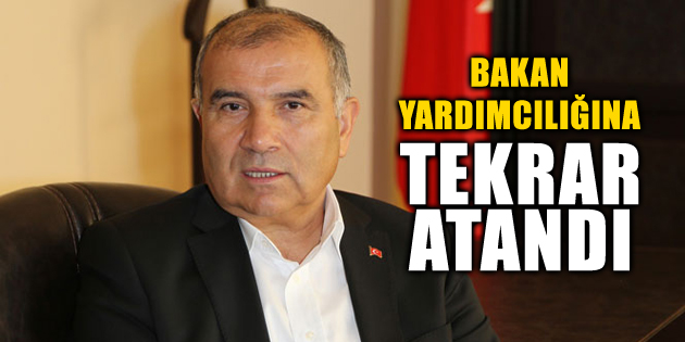 Ali Rıza Alaboyun Bakan Yardımcılığına tekrar atandı