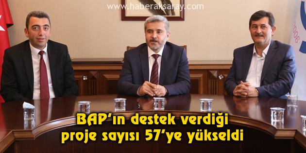 BAP’ın destek verdiği proje sayısı 57’ye yükseldi