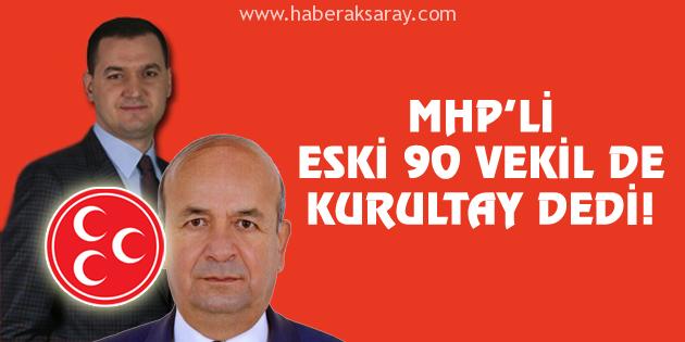 MHP’li eski 90 vekilden kurultay çağrısı
