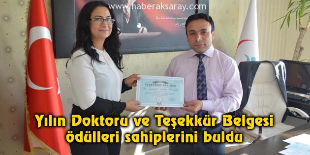 Yılın Doktoru ve Teşekkür Belgesi ödülleri sahiplerini buldu