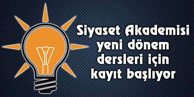 Siyaset Akademisi yeni dönem dersleri için kayıt başlıyor