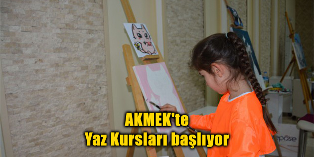 AKMEK’te Yaz Kursları başlıyor