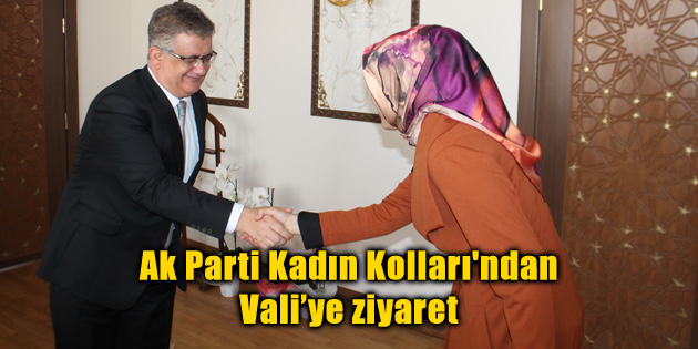 Ak Parti Kadın Kolları’ndan Valiye ziyaret