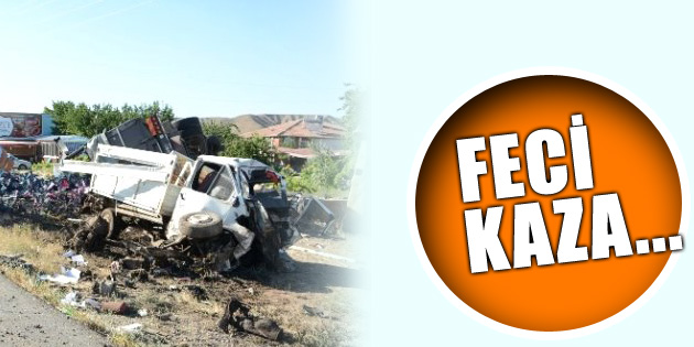 Feci kazada 3 kişi ağır yaralandı