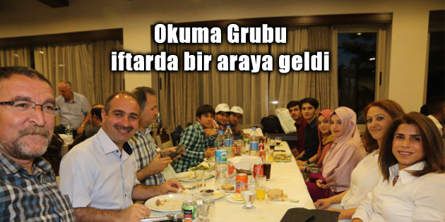 Okuma Grubu iftarda bir araya geldi
