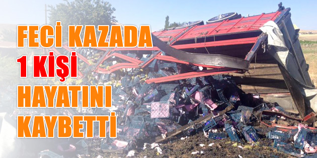 Feci kazada 1 kişi hayatını kaybetti