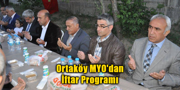 Ortaköy MYO’dan İftar Programı