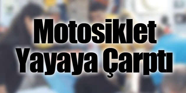 Çalıntı motosikletle kaza yaptı: 2 yaralı
