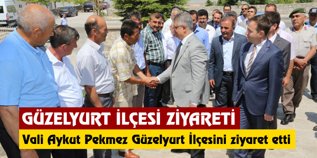 Vali Aykut Pekmez Güzelyurt İlçesini ziyaret etti