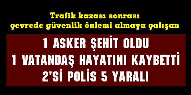 Aksaray’da güvenlik güçlerine tır çarptı