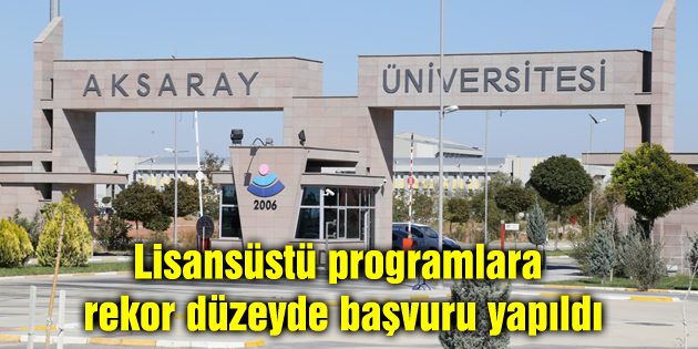 Lisansüstü programlara rekor düzeyde başvuru yapıldı