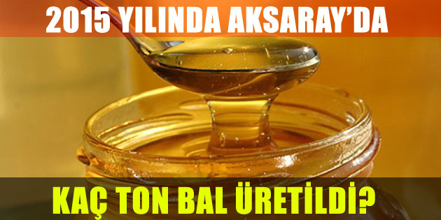 Aksaray’da 237 ton bal üretildi